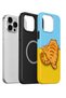 iPhone 12 Pro Vorian Magsafe Double Layer Sleepy Orange Cat Case - 2