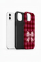 حافظة آيفون 12 فوريان ذات الطبقة المزدوجة من نوع Cherry Gingham Bow - 2