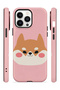 iPhone 14 Pro Max Vorian Double Layered Shiba Dog Case - 3