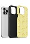 iPhone 14 Pro Vorian Double Layer Butter Daisy Bows Case - 2