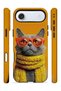 iPhone 17 Air Vorian Magsafe Double Layer Yellow Scarf Cat Case - 3
