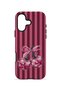 iPhone 16 Plus Vorian Magsafe Dual Layer Disco Cherry Stripe Case - 4