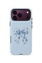 iPhone 18 Pro Vorian Magsafe Double Layer Blue Toile Bow Case