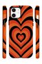 iPhone 12 Vorian Double Layer Retro Heart Wave Case - 3