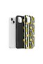 iPhone 14 Plus Vorian Double Layer Yellow Rose Stripe Case - 2
