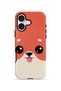 iPhone 17 Vorian Magsafe Dual Layer Peach Dog Case