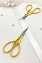 Gold Promise Engagement Scissors, Decorative Ribbon Opening Special Occasion Ceremony Sewing Embroidery Scissors Silver - 2