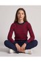 Women's Crew Neck Striped Knitwear Sweater - 5