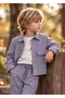 100% Cotton Shirt Collar Tiny Boy's Jacket