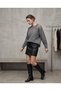 Modern Knitwear Sweater with Shoulder Lace Detail - 4