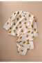 Pajama Set 1-7 Years Ecru