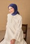 Monare Scarf Ethnic Pattern Purple Navy Blue - 4