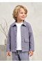 100% Cotton Shirt Collar Tiny Boy's Jacket - 2