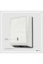 C-Fold Dispenser Small Paper Towel Holder for Washrooms White - 2
