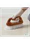 Hard Hand Brush for Kitchen Bathroom and Laundry Brown - 4