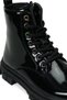 Zesy.F Black Girls' Biker Boots - 7