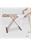 Stainless Steel Ironing Board Model 240 Iron Table for Home 47x124cm Beige - 4