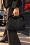 Retro Women's Scholarship Hand and Shoulder Bag-Black - 6