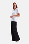 Plum-Black Double Cotton Pants Set - 6