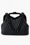 Retro Women's Scholarship Hand and Shoulder Bag-Black