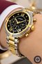 Silver-Gold Color Steel Cord Steel Case Women's Wristwatch Sdcms1102 - 2