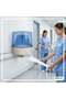 Maxi Roll Dispenser Big Size Paper Towel Holder for Washrooms Blue - 4