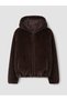 Sparkling Choices Hooded Girls' Faux Fur Coat by Shining Store - 3