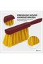 Hard Hand Brush for Kitchen Bathroom and Laundry Red - 3