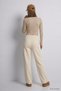 Front-Pocket Palazzo Sweatpants 1125 Stone - 4