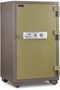 Fire Safe BS-K1200 Heavy Duty Security Safe Locker with Key Lock, Fire Resistant Safe for Home, Office, Bank, Business and Commercial Use - Grey
