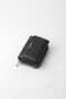 Genuine Leather Large Internal Volume Snap Fastener Women's Wallet Black - 65281 - 2