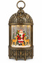 Can-Süs Vintage Illuminated Christmas Lantern – Snow Effect Decoration with Santa Claus & Deer Figures - 2