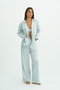 Ciel Bleu – 4 Piece Satin Pajama Set