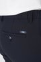Comfort Fit Honeycomb Woven Stretch Cotton Navy Blue Trousers P 1230 - 7