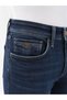 Justin Men's Dark Blue Skinny Low Waist Skinny Jean Trousers - 4