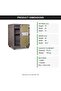 Fire Safe BS-K750 Heavy Duty Security Safe Locker with Key Lock, Fire Resistant Safe for Home, Office, Bank, Business and Commercial Use - Grey - 6
