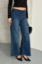 Women's Elastic Waist Flexible Comfortable Fit Wide Leg Pants - 7