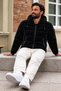 Men's Windproof Black Inflatable Coat - 6