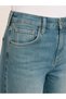 Bella Women's Green Cast Wide Leg High Waist Regular Fit Jean Pants - 5