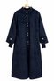 Plush Textured Gold Buttoned Coat