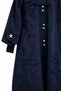 Plush Textured Gold Buttoned Coat - 3