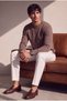 Classic Wool-Blend Crew Neck Men's Knitwear Sweater - 2