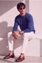 Classic Wool-Blend Crew Neck Men's Knitwear Sweater - 2
