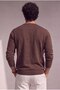 Classic Wool-Blend Crew Neck Men's Knitwear Sweater - 4