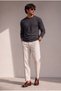 Classic Wool-Blend Crew Neck Men's Knitwear Sweater - 2