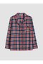 Women's Plaid Pajama Set Shirt Collar Buttoned Long Sleeve Checkered Bottom Top Home Wear Set Nancy W6K044D8 - 4