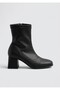 26Bk119-101 Stretch Boots for Women with 6cm Thick Heels