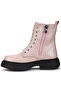 Santa Leather Lace-Up Girls' Boots - 6