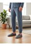 Men's Non-Slip Sole Silent Insole with Plush Fur Inside, Home Slippers and Comfortable House Slippers - 2