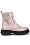 Santa Leather Lace-Up Girls' Boots - 4